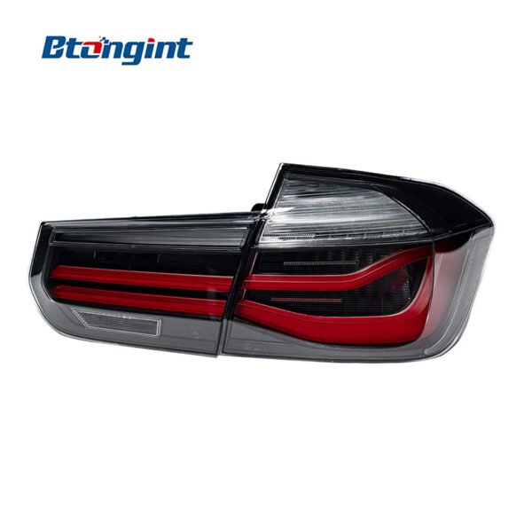 MP Style Smoked LED Tail Light Assembly For BMW 3 Series F30 F35, LCI Modified Sequential Dynamic Turn Signal.