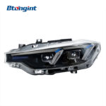 Dual Hook LED Headlight Assembly For BMW 3 Series F30, Modified DRL & Turn Signal Lamp.