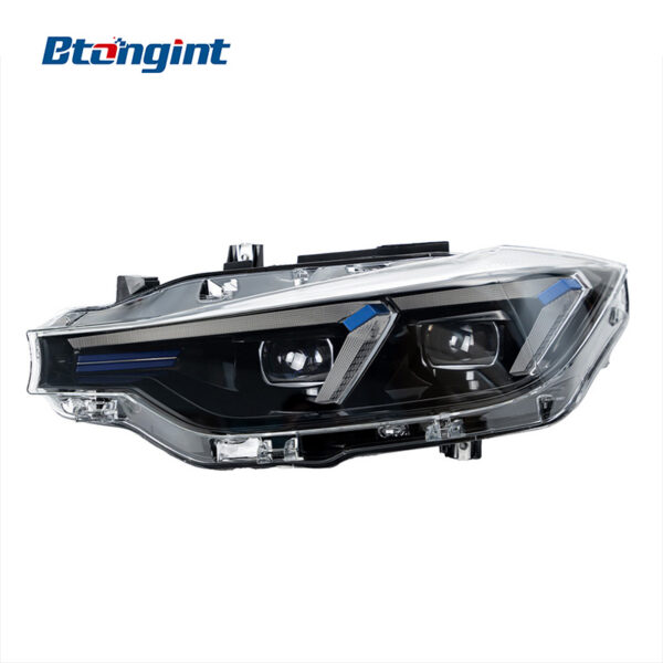 Dual Hook LED Headlight Assembly For BMW 3 Series F30, Modified DRL & Turn Signal Lamp.