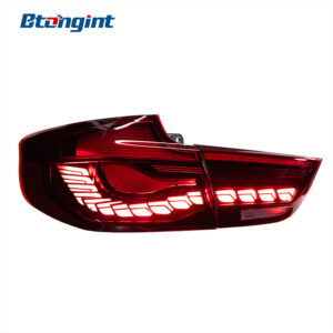 Dragon Scale LED Tail Light Assembly For BMW 3 Series GT F34, Modified DRL Sequential Turn Signal.