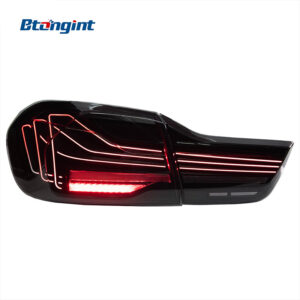 M4 CSL Style LED Tail Light Assembly For BMW 4 Series F32 2013-2019, Modified Sequential Dynamic Turn Signal.