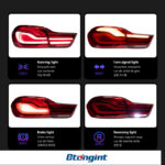 New Style LED Tail Light Assembly For BMW 4 Series F32, LED Running Lamp Brake Light Sequential Turn Signal.