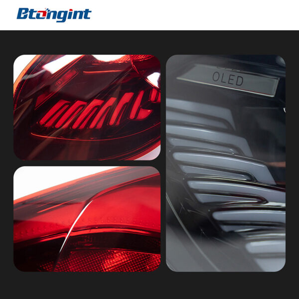 New Dragon Scale LED Tail Light Assembly For BMW 4 Series F32 F36, Sequential Turn Signal & Brake Light.