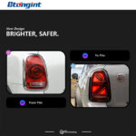 For MINI Countryman F60 Retrofit New Style Union Jack LED Tail Lamp Assembly, Dynamic Sequential Turn Signal.