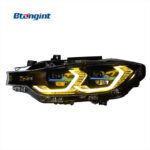 LED Headlight Assembly For BMW 3 Series F30 F35 2013-2018, M3 Style Upgrade LED Front Lamp With Laser Lens DRL.