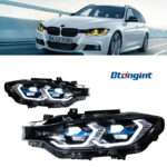 LED Headlight Assembly For BMW 3 Series F30 F35 2013-2018, M3 Style Upgrade LED Front Lamp With Laser Lens DRL.