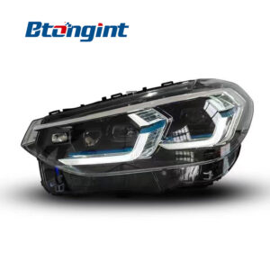 bt-357 18-21年款宝马X3激光大灯总成改装日行灯G08 G01老改新前大灯(1)