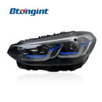 Laser Headlight Assembly For BMW X3 G01 G08 2018-2021, Old To New Upgrade Front Headlamp With DRL.