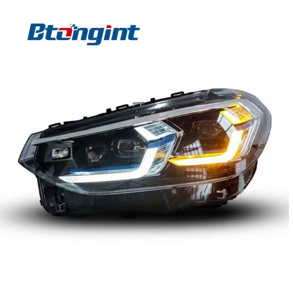 Laser Headlight Assembly For BMW X3 G01 G08 2018-2021, Old To New Upgrade Front Headlamp With DRL.