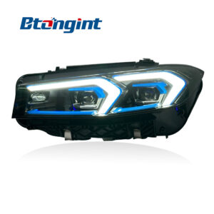 LED Headlight Assembly For BMW 3 Series G20 G28 2023-2024, Dual Color DRL Front Headlamp.