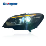 Xenon Projector Headlight Assembly For BMW Z4 E89 2009-2016, Modified LED DRL & Sequential Turn Signal.