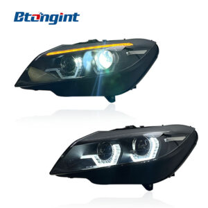 Xenon Projector Headlight Assembly For BMW Z4 E89 2009-2016, Modified LED DRL & Sequential Turn Signal.