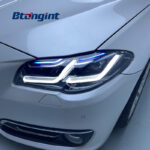 LED Headlight Assembly For BMW 5 Series F10 F18 2011-2017, Modified Upgrade To G38 Thunder Style Headlamp.