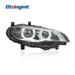 For BMW 1 Series F20 Headlight Assembly, High Configuration LED Angel Eye DRL Lens Xenon Headlamp Upgrade