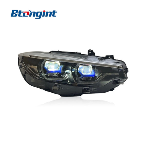For 2014-2019 BMW 4 Series F32 Headlight Assembly, M4 GTS Style Spoon LED DRL Headlamp Upgrade