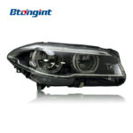 For 2011-2017 BMW 5 Series F10 F18 Headlight Assembly, Angel Eye LED DRL Headlamp Upgrade