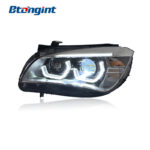 For BMW X1 E84 Headlight Assembly, Spoon Angel Eye LED Lens Headlamp Upgrade