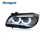 For BMW X1 E84 Headlight Assembly, Spoon Angel Eye LED Lens Headlamp Upgrade