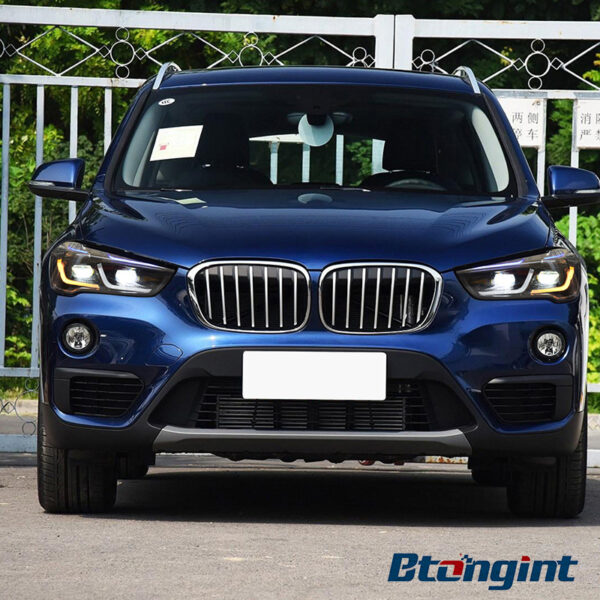 For 2016-2019 BMW X1 F48 F49 Headlight Assembly, High Configuration LED DRL & LED Lens Headlamp Upgrade