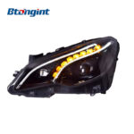 For Mercedes-Benz E-Class Coupe W207 Headlight Assembly, E200 E260 E300 Old to New LED Headlamp Upgrade