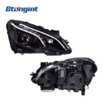 For Mercedes-Benz E-Class Coupe W207 Headlight Assembly, E200 E260 E300 Old to New LED Headlamp Upgrade