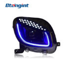 For 2015-2019 Mercedes-Benz Smart Headlight Assembly, LED Lens Headlamp With One-Touch Blue DRL Upgrade