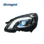 For 2014-2015 Mercedes-Benz E-Class W212 Headlight Assembly, Maybach Style LED Headlamp With Sequential DRL Upgrade