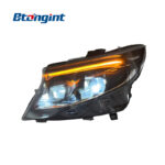 For 2016‑2023 Mercedes‑Benz Vito W447 V‑Class Headlight Assembly, VITO‑Style LED Headlamp With DRL & Sequential Turn Signal Upgrade