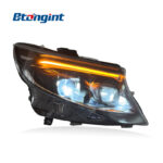 For 2016‑2023 Mercedes‑Benz Vito W447 V‑Class Headlight Assembly, VITO‑Style LED Headlamp With DRL & Sequential Turn Signal Upgrade