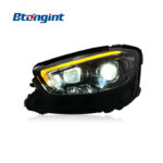 For 2016‑2023 Mercedes‑Benz E‑Class W213 Headlight Assembly, Low To High Spec Multi‑Beam LED Headlamp With DRL & Sequential Turn Signal Upgrade