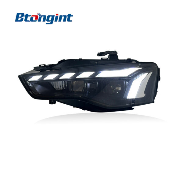 For 2012‑2016 Audi A5 Headlight Assembly, New‑Style LED Dynamic Running DRL Headlamp With Sequential Turn Signal Upgrade