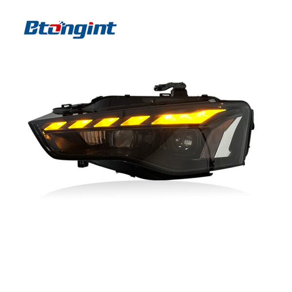 For 2012‑2016 Audi A5 Headlight Assembly, New‑Style LED Dynamic Running DRL Headlamp With Sequential Turn Signal Upgrade