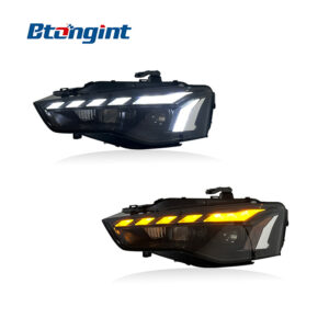 For 2012‑2016 Audi A5 Headlight Assembly, New‑Style LED Dynamic Running DRL Headlamp With Sequential Turn Signal Upgrade