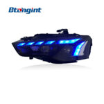 For 2012‑2016 Audi A5 Headlight Assembly, New‑Style LED Dynamic Running DRL Headlamp With Sequential Turn Signal Upgrade