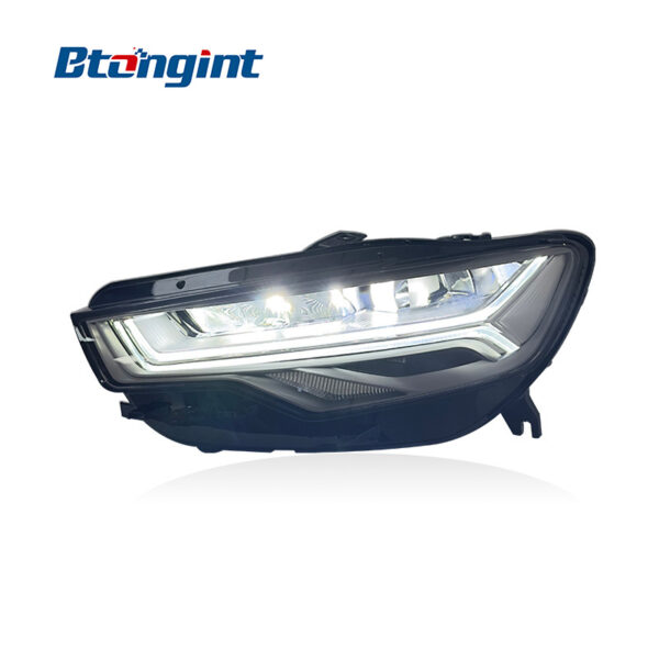 For 2012‑2018 Audi A6L Headlight Assembly, High‑Spec Style LED Lens Headlamp With DRL & Sequential Turn Signal Upgrade