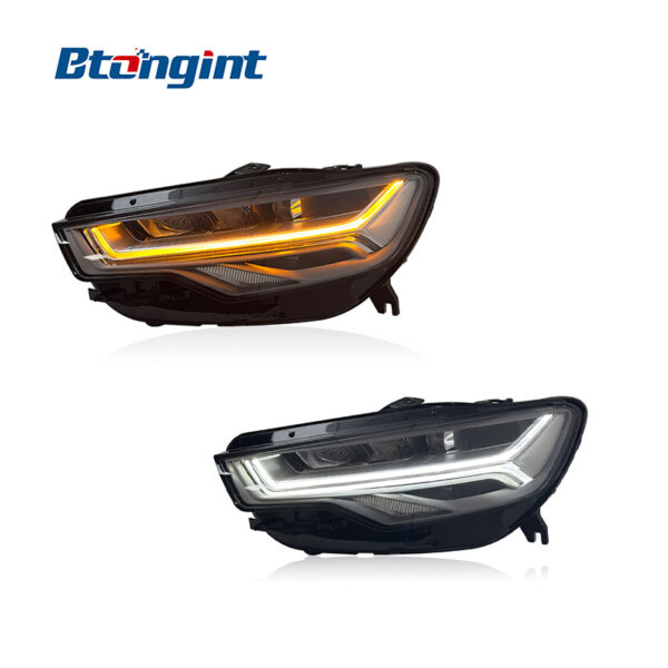 For 2012‑2018 Audi A6L Headlight Assembly, High‑Spec Style LED Lens Headlamp With DRL & Sequential Turn Signal Upgrade
