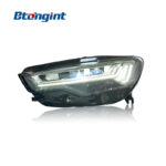 For 2012‑2018 Audi A6L C7 Headlight Assembly, C8 New‑Style High‑Spec Matrix LED Headlamp With DRL & Sequential Turn Signal Upgrade