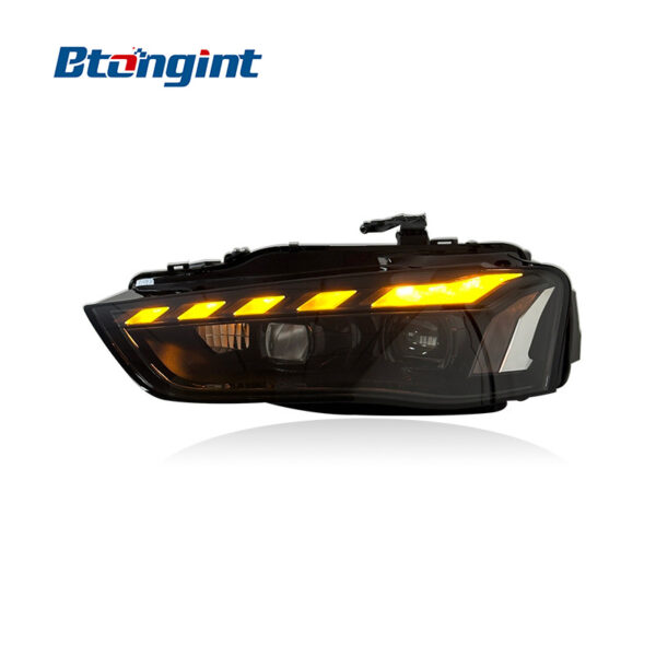 For 2013‑2016 Audi A4L Headlight Assembly, LED Lens Headlamp With DRL & Sequential Turn Signal Upgrade