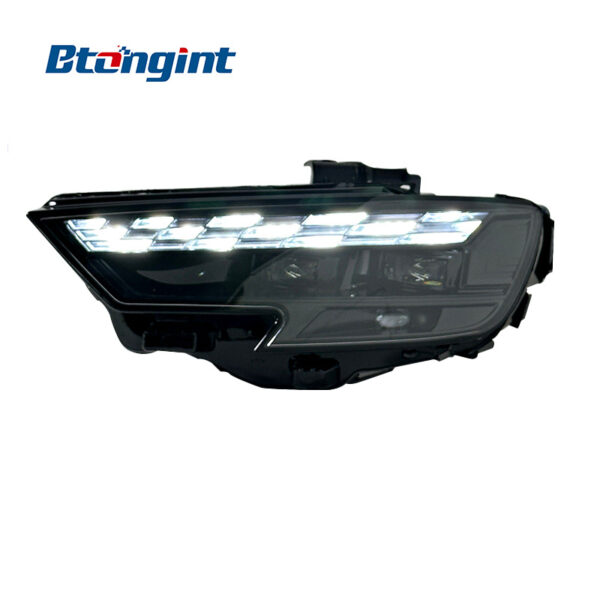 For 2017‑2020 Audi A3 Headlight Assembly, New‑Style LED Headlamp With DRL & Sequential Turn Signal Upgrade