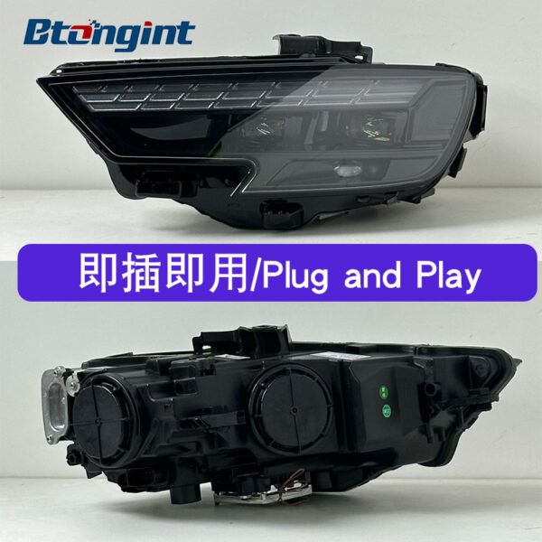 For 2017‑2020 Audi A3 Headlight Assembly, New‑Style LED Headlamp With DRL & Sequential Turn Signal Upgrade