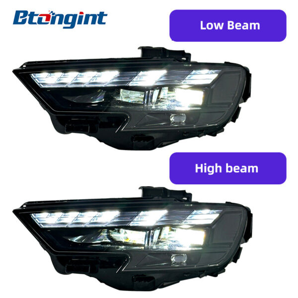 For 2017‑2020 Audi A3 Headlight Assembly, New‑Style LED Headlamp With DRL & Sequential Turn Signal Upgrade