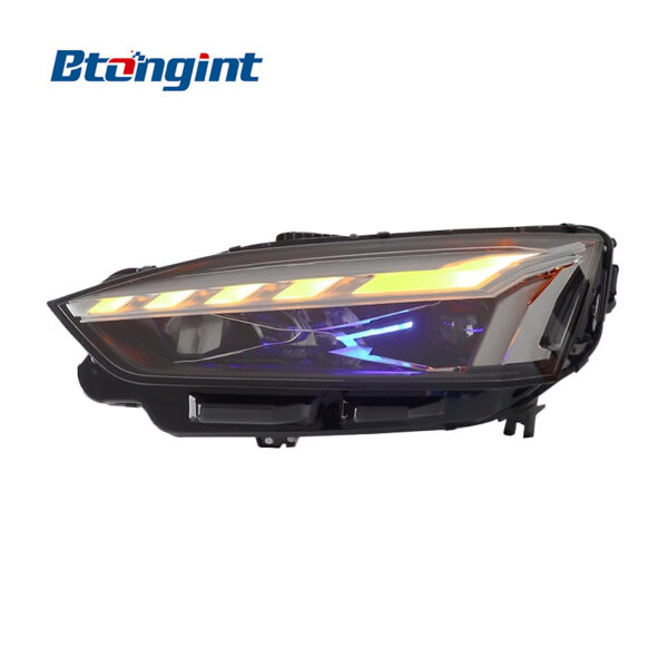 For 2017‑2023 Audi A5 Headlight Assembly, RS‑Style Laser LED Headlamp With DRL & Sequential Turn Signal Upgrade