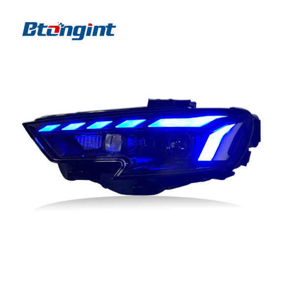 For 2013‑2020 Audi A3 Headlight Assembly, Laser Lens Headlamp With DRL & Sequential Turn Signal Upgrade