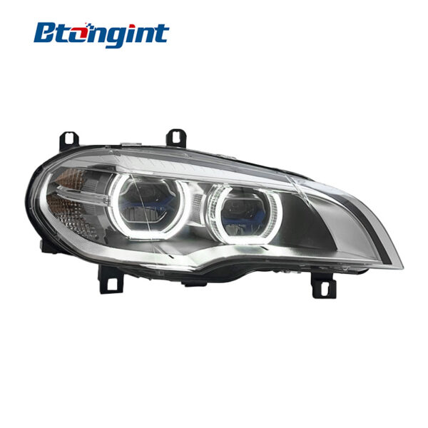 Headlight Assembly For BMW X5 E70 2007‑2013 Retrofit New LED Headlight DRL Sequential Turn Signal