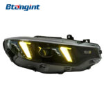 Headlight Assembly For BMW 4‑Series F32 F33 F36 2013‑2020 Retrofit G22 Fangs‑Style DRL Headlamp