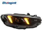 Headlight Assembly For BMW 4‑Series F32 F33 F36 2013‑2020 Retrofit G22 Fangs‑Style DRL Headlamp
