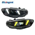 Headlight Assembly For BMW 4‑Series F32 F33 F36 2013‑2020 Retrofit G22 Fangs‑Style DRL Headlamp