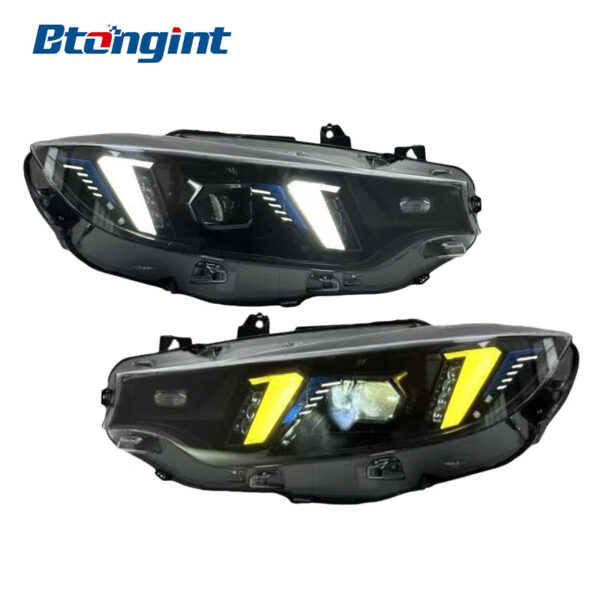 Headlight Assembly For BMW 4‑Series F32 F33 F36 2013‑2020 Retrofit G22 Fangs‑Style DRL Headlamp