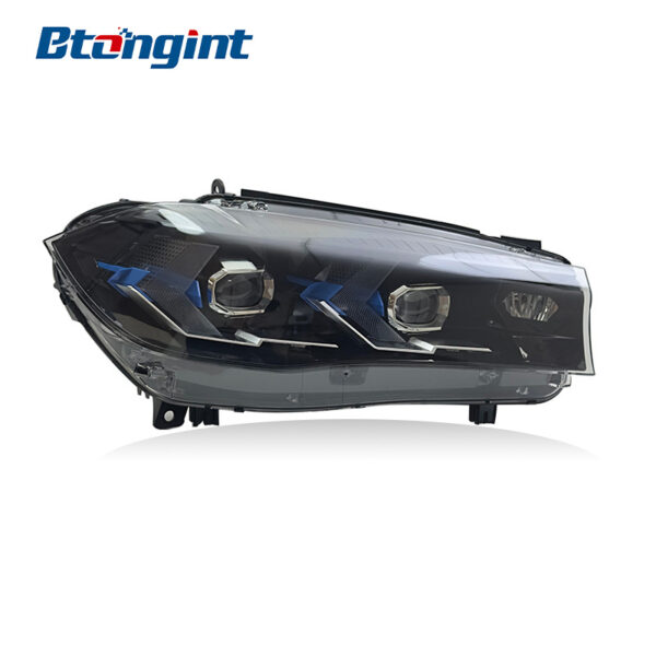 Headlight Assembly For BMW X5 F15 2014‑2018 Retrofit New‑Style LED Laser Lens DRL Turn Signal