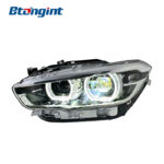 Headlight Assembly For BMW 1‑Series F20 Import 2015‑2018 Retrofit High‑Spec LED Lens DRL Headlamp